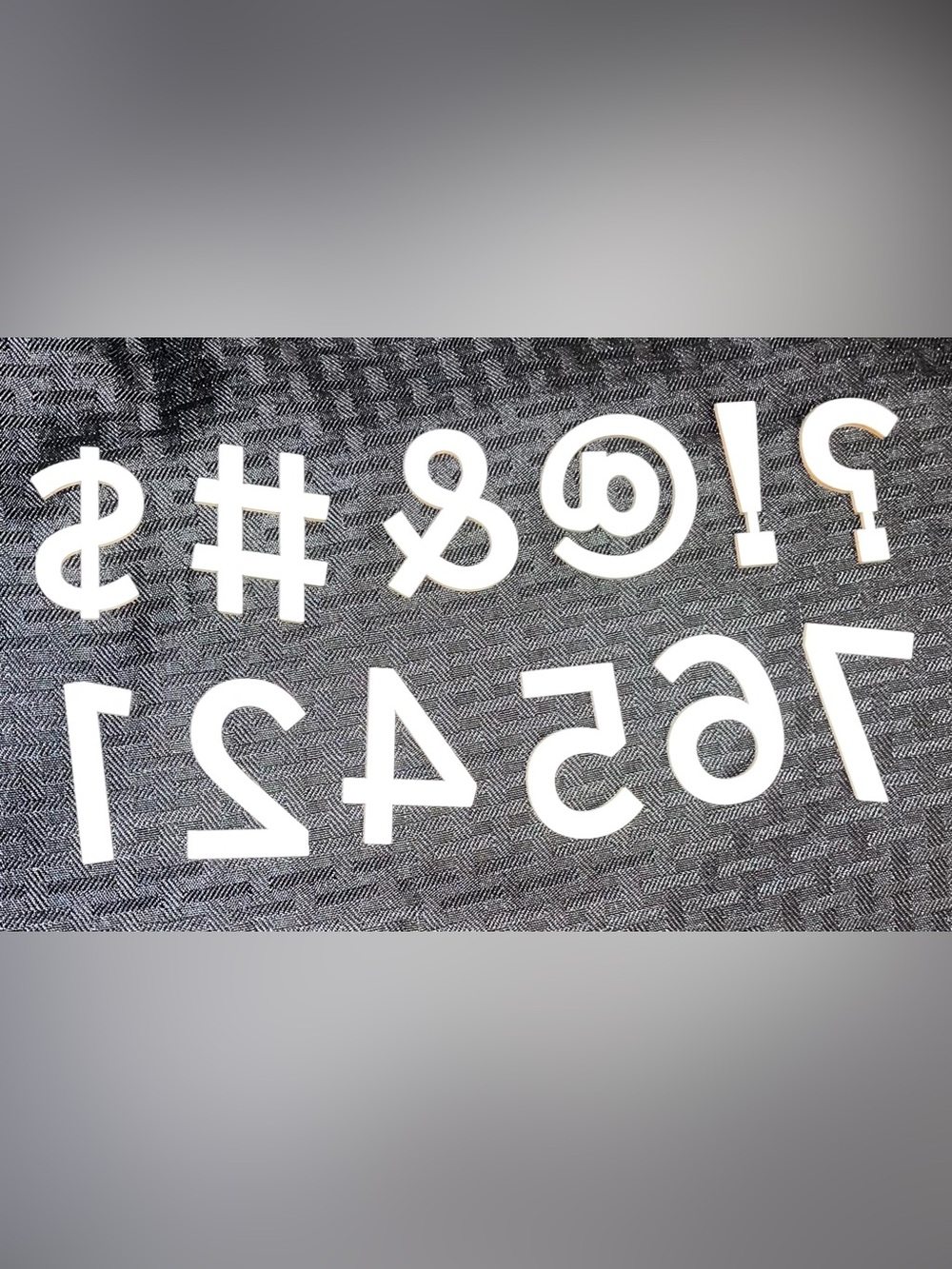 Numbers & Symbols Themed Wooden Shapes - Picture 2 of 2